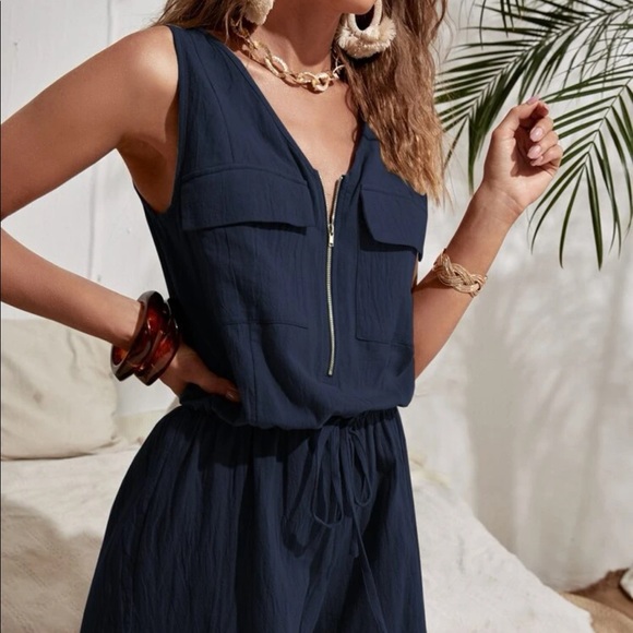 High waisted romper - Picture 3 of 7